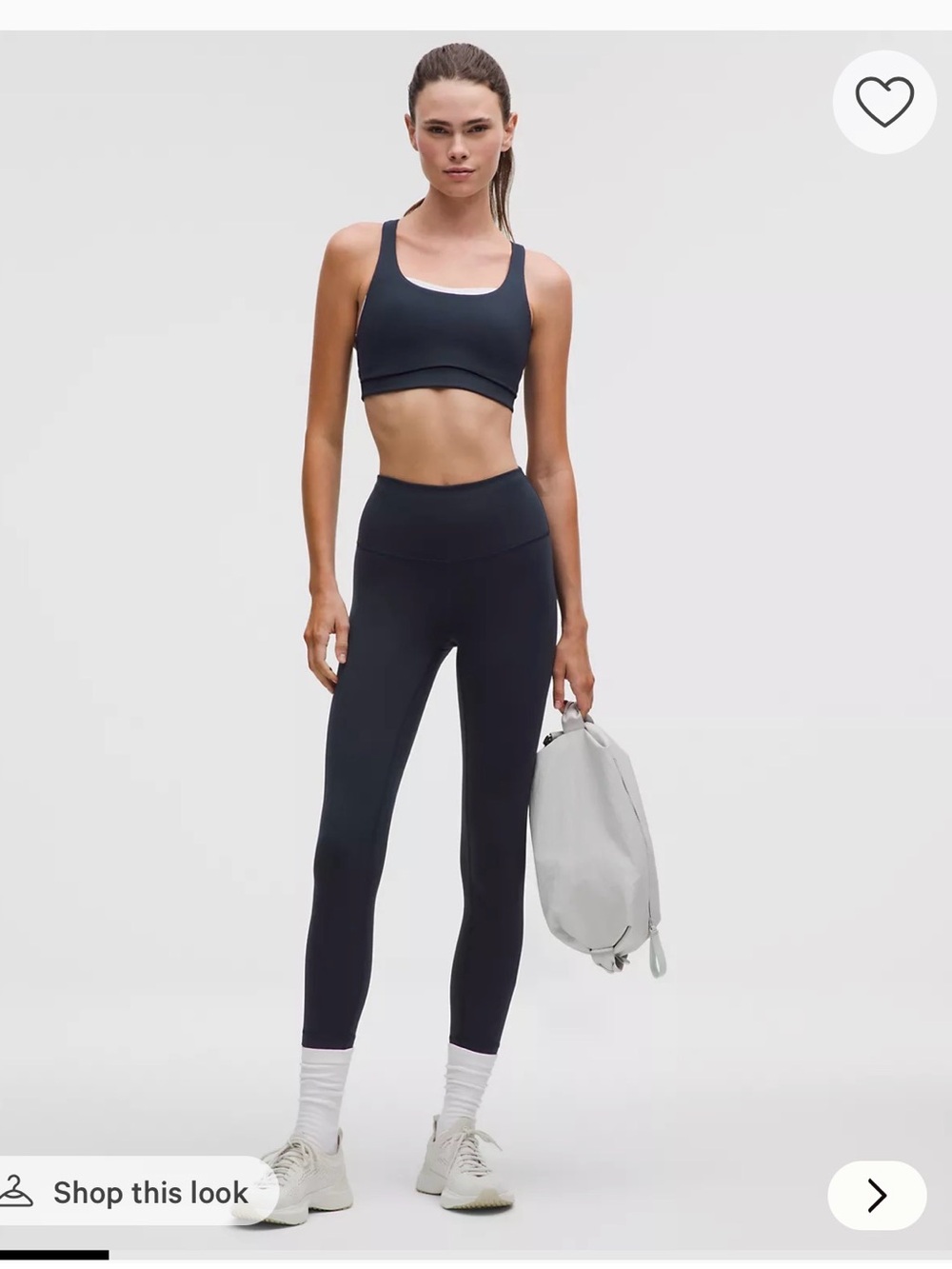 lululemon athletica Wunder train high rise 23” Leggings Navy